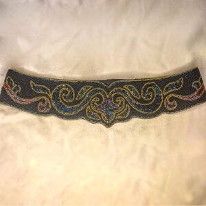 Haute Couture Tambour Beaded-Embroidery Belt